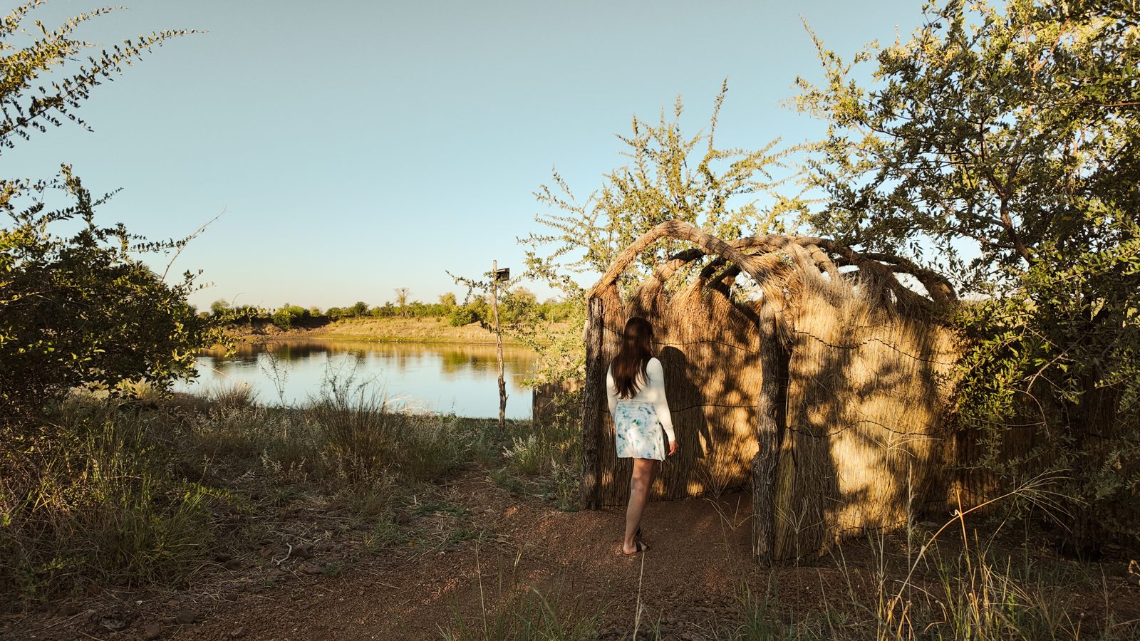 The hide at the water's edge